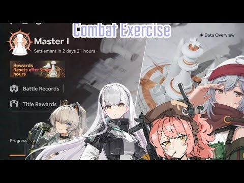 Girls' Frontline 2 Exilium - Combat Exercise ⚡︎ - Master 1 Gameplay - ▄︻デ══━一💥