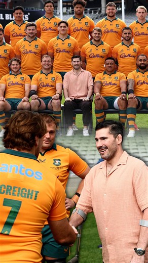Nathan Charles' presence in New Zealand means 𝒆𝒗𝒆𝒓𝒚𝒕𝒉𝒊𝒏𝒈 to the Wallabies ❤️#BledisloeCup