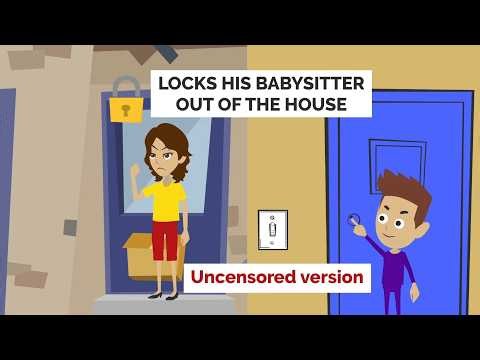 EXPLICIT: Mitchell locks his babysitter out of the house