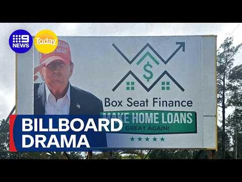 Billboard causes controversy amongst community | 9 News Australia