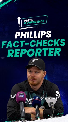 Phillips fact-checks reporter #NZvIND