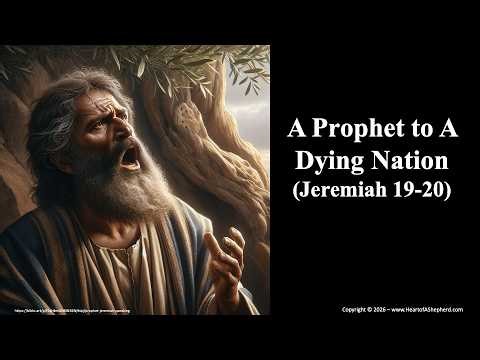 Jeremiah A Prophet to A Dying Nation (Jeremiah 19-20)