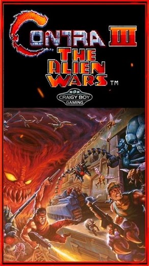 Contra III: The Alien Wars Gameplay #Contra #retrogaming