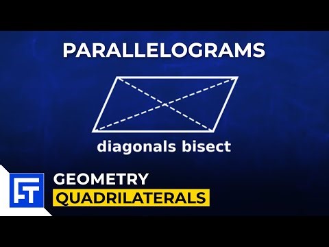 Parallelograms - The Consecutive Angles & Parallelogram Diagonals Theorems