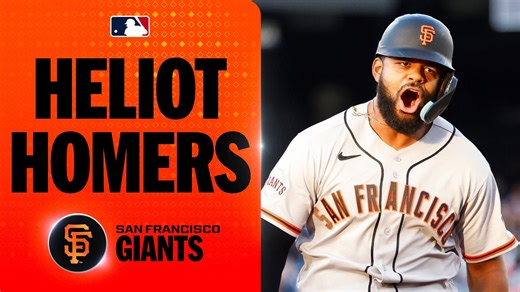 Heliot Ramos crushes his first home run of the season for the Giants! 💪 | MLB Highlights