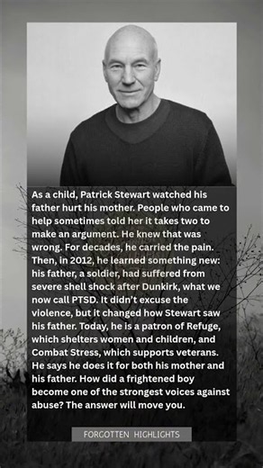#PatrickStewart #DomesticViolenceAwareness #Refuge #PTSD #BreakTheSilence