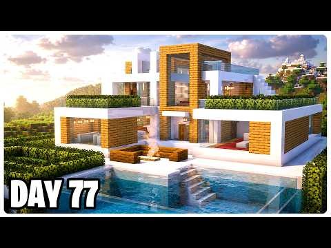 Minecraft: How to build Luxury Modern House Villa in Minecraft | Full