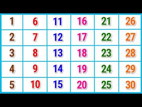 Count | 1 to 30 | 123 Numbers | One two three Counting | Learn Ginti With Fun | One To Thirty