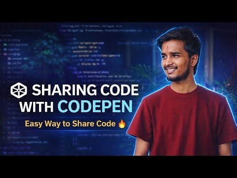 Share Code Like a Pro 🚀 | CodePen Tutorial | #tutorial #codepen #frontendcourse #coding #html #css