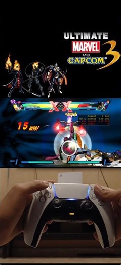 Synergy Death Combo (Ghost Rider/Taskmaster/Dormammu) #2 #mvc #umvc3 #combo #handcam #shorts