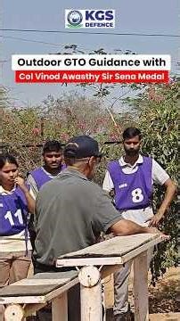 Outdoor GTO Guidance with Col Vinod Awasthy Sir Sena Medal 💥 #gto #ssbinterview #kgsdefence