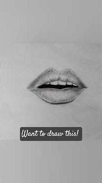 How to Draw Realistic Lips Step by Step 👄 | Easy Pencil Shading Tutorial for Beginners | Sketch