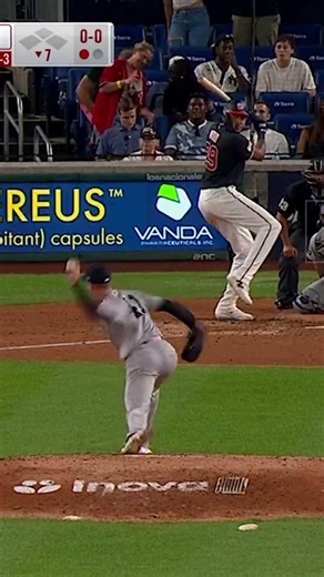 Bad 2 pitches for Tim Hill as he blows the Yankees 2-1 lead in the 7th inning #shorts