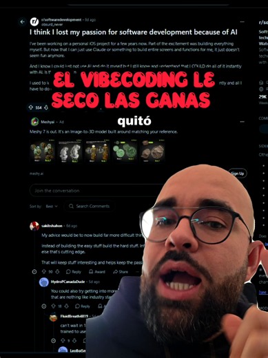 El Vibecoding los va a dejar secos #iaagents #claudecode #codex #cursor #vibecoding