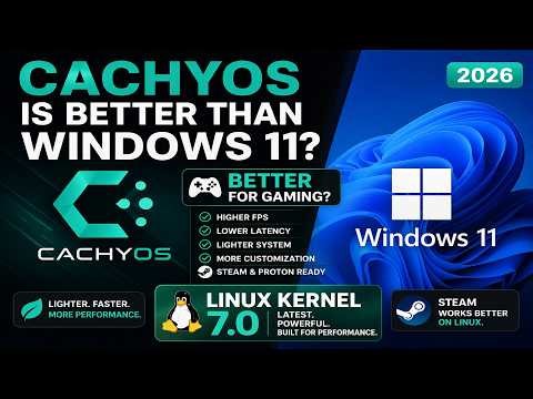 I Replaced Windows 11 with CachyOS… It’s Faster & is an Excellent Windows Alternative