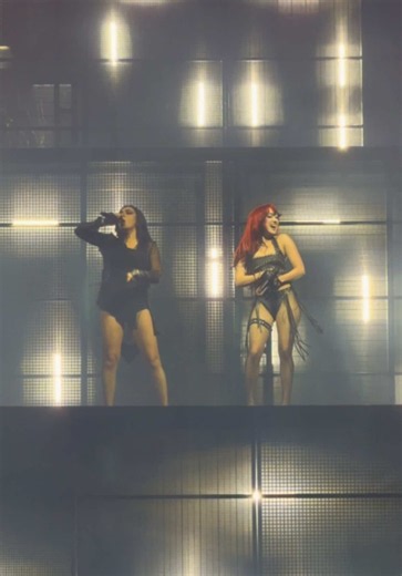 Boom Clap by @Charli XCX with @chappell roan at the Kia Forum in Los Angeles, Night 1 #MusicFashionFilmTour #MFF #ChappellRoan #CharliXCX