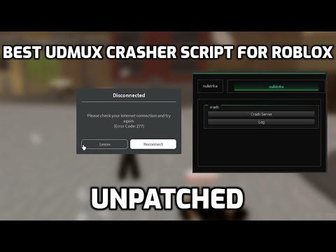 The *BEST* Roblox Crasher Hack/Script/GUI (UDMUX BYPASS)