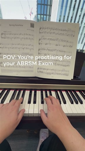 POV: Practising Spring Sunshine 🎹☀️ | Grade 6