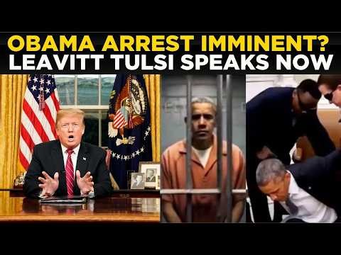 US NEWS LIVE: Trump Orders Obama's Arrest – Karoline Leavitt To Brief Media On 'Treason' Charges