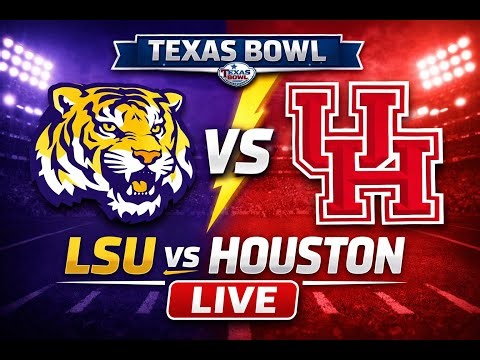 LSU vs Houston LIVE Play-By-Play | Texas Bowl 2025 | College Football Live