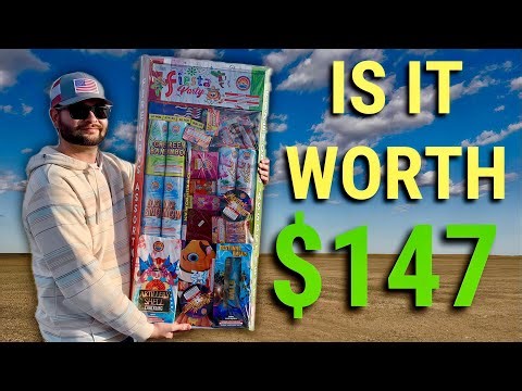 TESTING THE FIESTA PARTY FIREWORK ASSORTMENT FOR $147
