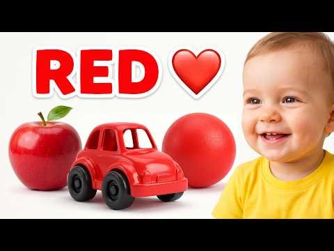 RED Color Song & Game | Easy Learning for Babies
