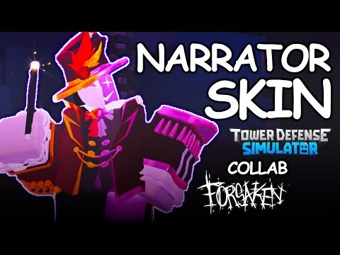 New TDS NARRATOR Noli SKIN Showcase + Gameplay | Forsaken (Roblox)