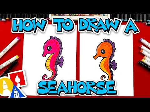 How To Draw A Cute Baby Seahorse