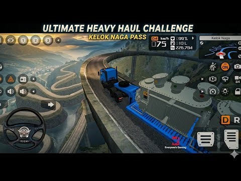 Can This TATA Truck Handle a Giant Transformer? | Kelok Naga Overpass BUSSID