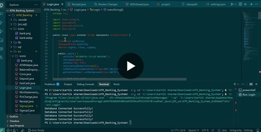 #java #javaswing #gui #bankmanagementsystem #oop #softwaredevelopment #internship #hexsoftwares #coding #javaproject #github | Kartikey Sharma