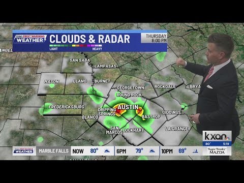 Scattered showers and storms begin Thursday | KXAN Forecast (April 8)