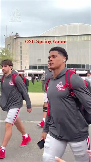 The Ohio State Buckeyes Spring Game with a little rain mixed in still worth it!