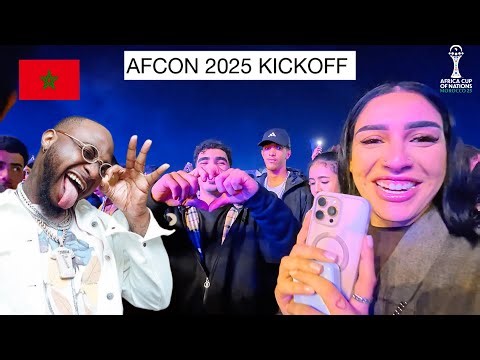 AFCON 2025 KICKOFF 🔥 Davido SHUTS IT DOWN!