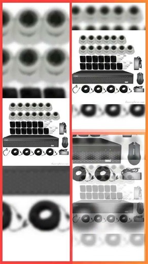 13 PCS 5MP Hybrid Indoor/Outdoor Camera Surveillance Kit - Complete Setup with DVR, Storage, and ...