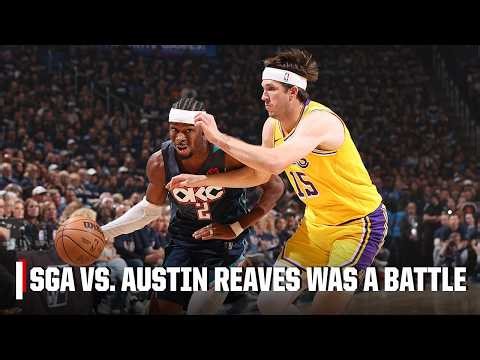 SGA VS. REAVES SHOWDOWN 💥 Highlights from Lakers-Thunder Game 2 | NBA on ESPN