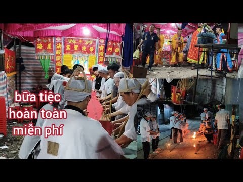 The end-of-funeral ceremony of Vietnamese-American Chinese