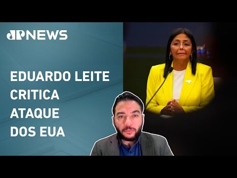 Delcy Rodríguez afirma que está pronta para defender Venezuela; professor repercute