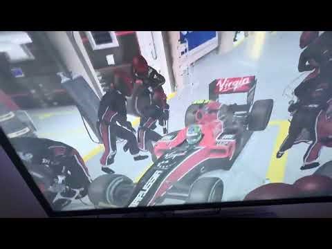 Lucas Di Grassi wins the 2010 Bahrain Grand Prix with a pit lane game 