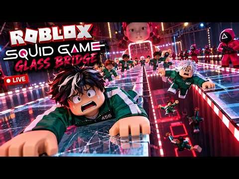 ROBLOX LIVE 🔴 CRAZY GLASS BRIDGE CHALLENGE 😱 | DAY 03 #Roblox #usa