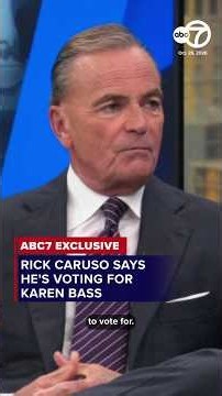 Rick Caruso says he's voting for Bass for LA mayor