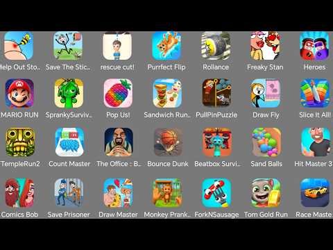 Roblox,TempleRun2,Spranky Survival,Tom Gold Run,Mario Run,Count Master,Sandwich Runner,Save Prisoner