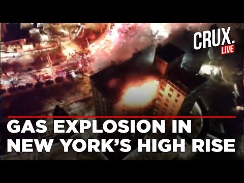 LIVE | Gas Explosion Sparks Massive Fire in Bronx High-Rise, Multiple Casualties Reported | New York