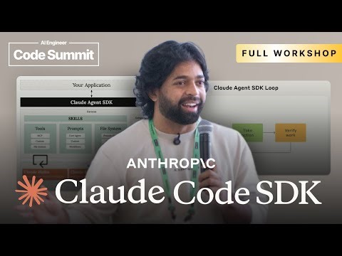 Claude Agent SDK [Full Workshop] — Thariq Shihipar, Anthropic