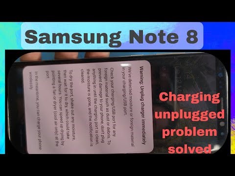 Samsung note 8 unplugged charging problem solution 💯👍