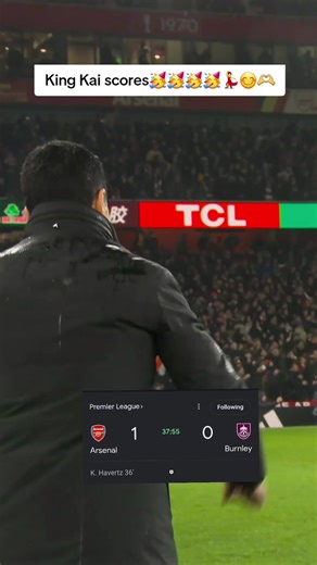 The Arsenal are winning 🥳🥳🥳🥳 37' Arsenal 1:0 Burnley | Arsenal