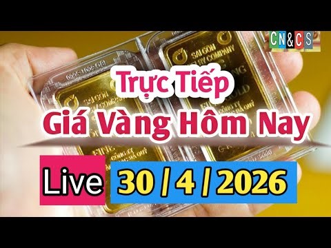 Trực Tiếp Giá Vàng hôm nay 30/ 4 /2026 Giá vàng SJC vàng nhẫn 9999 Biểu đồ Kitco.com Vàng Thế Giới