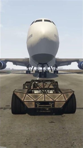 Plane Vs the biggest vehicle in GTA 5 #gta5 #gta #gaming