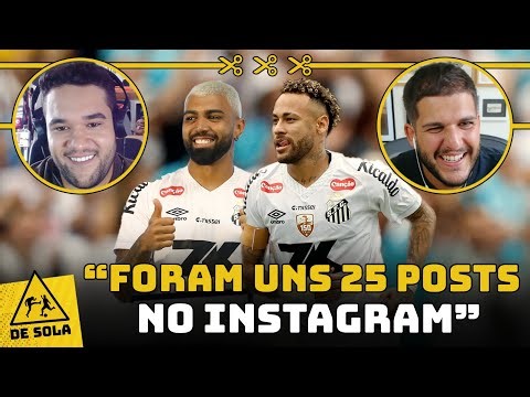 NEYMAR E GABIGOL JUNTOS! ANALISAMOS A UNIÃO FAMILIAR NO SANTOS E A COBERTURA NAS REDES DA TNT