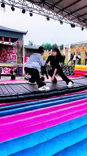 Top 10 An amazing swinging bridge is full of rocking movement #funny