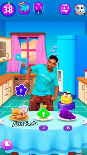 Juice machine party My Talking Tom 2 😅 #shorts #tom #cat #mytalkingtom2 #trend1 #animation